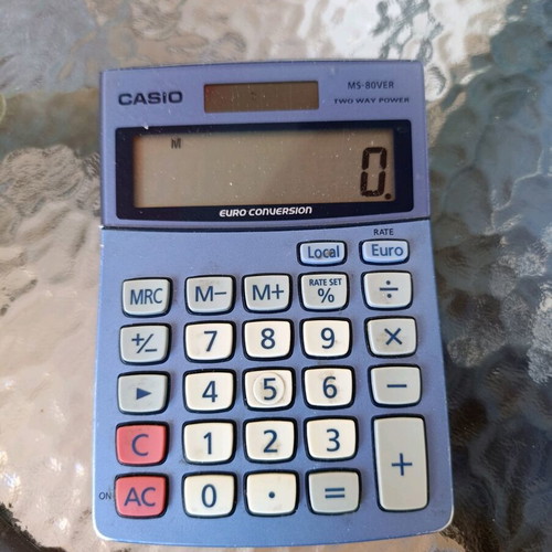 Casio calculator used