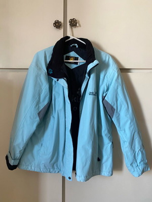 jack Wolfskin  γαλάζιο χοντρό μπουφάν
