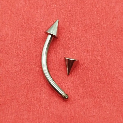 Steel navel earrings new, arrow design