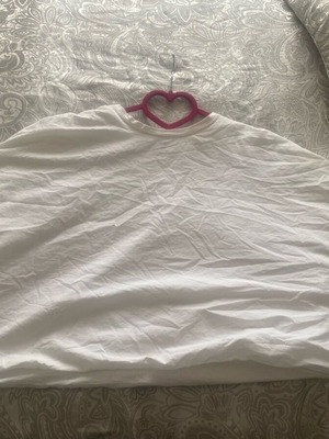 White blouse with batwing sleeves Zara used, size M
