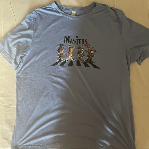 The Masters of Rock men's T-shirt XXL turquoise like new by Abrand Jeans