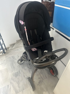 Stokke Xplory 3-in-1 stroller like new with car seat and port bebe