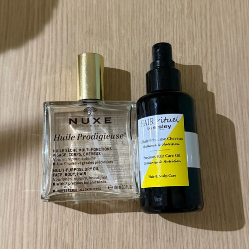Empty oil bottles used, set of 2