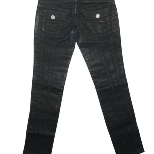 Gianfranco Ferre Waxed Back Zipper Jeans size 28 US 42 IT excellent condition