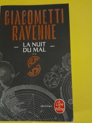 Giacometti Ravenne La Nuit Du Mal used French book