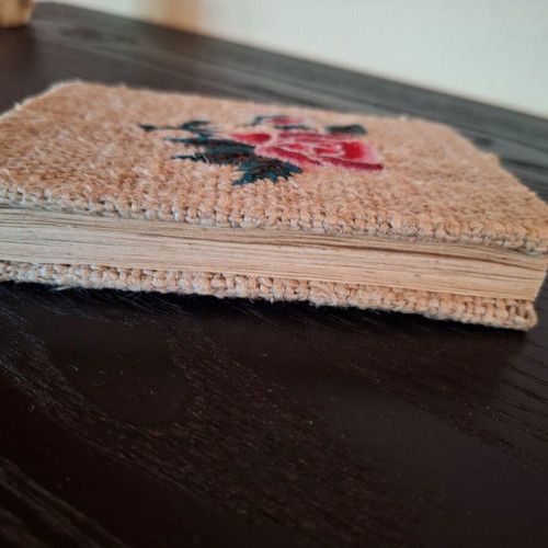 Handmade small notebook with Lokta paper, like new