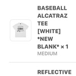 Corteiz Alcatraz Reflective T-shirt Size M New Black