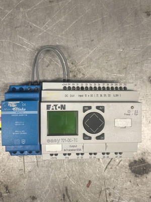 Logo logic unit used with rail power supply