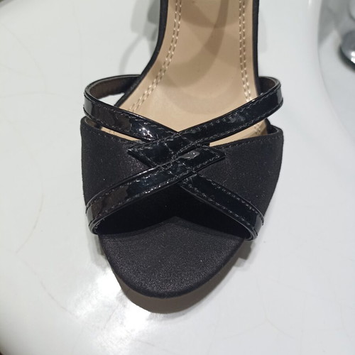 Nio Nio black evening sandals like new, size 37