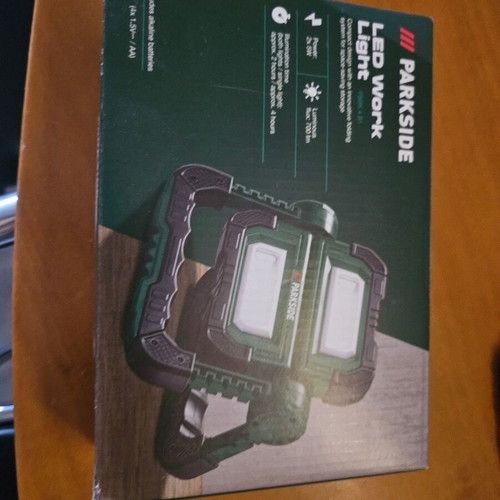 Led Work Floodlight Parkside new in box