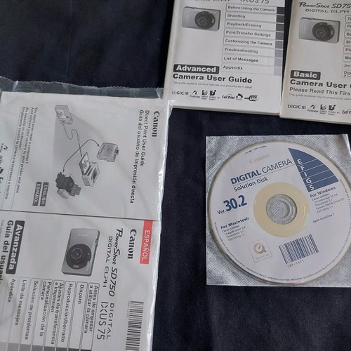 Canon SD750 DIGITAL software disk new