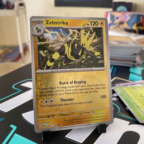 Zebstrika Pokémon card like new