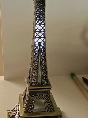 Eiffel tower new with lights