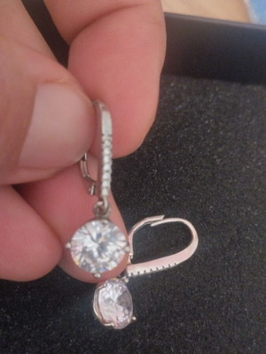 Silver Earrings 925 Like New