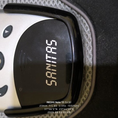 Sanitas muscle electrostimulation belt with LCD control