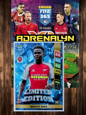 Κάρτα Bukayo Saka Limited Edition Fifa 365 2025 Andrenalyn XL καινούργια