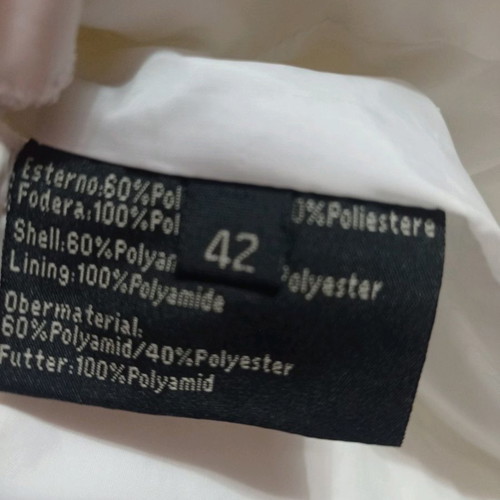 White trench coat used, size S-M without belt