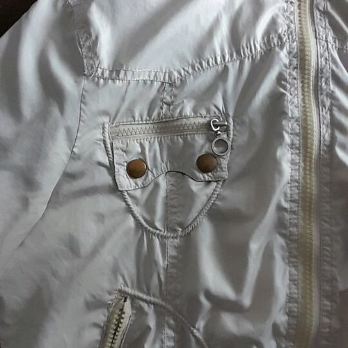Windbreaker jacket like new, beige, size S-M