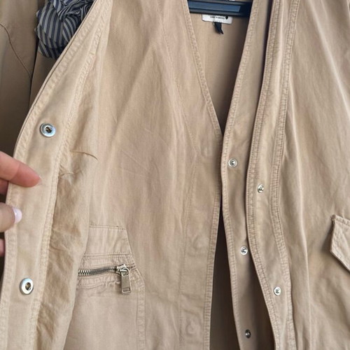 Zara jacket with vest 2 in 1 new, beige, size Large