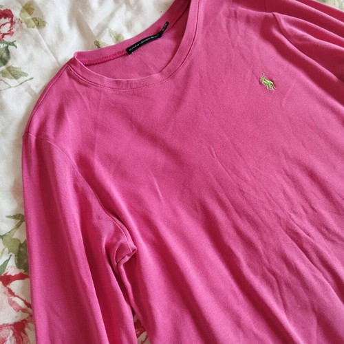 Polo Ralph Lauren blouse used, size XL, pink with green logo