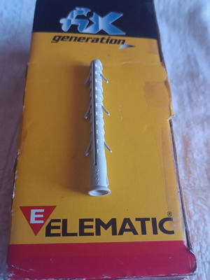 Elematik plastic plugs Φ8 8X80 pack of 100 new