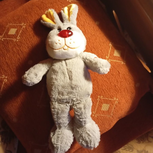 Children's Bunny with English Song and Red Light Nose like new