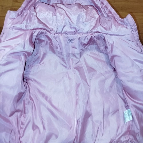 OVS Kids pink puffer jacket with hood for girls 5-6 years