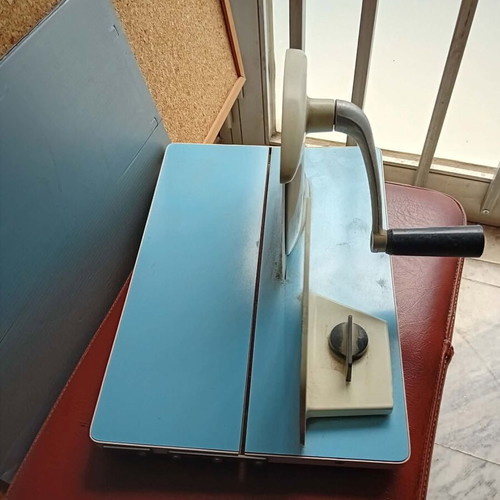 Vintage manual slicer for cold cuts and bread used