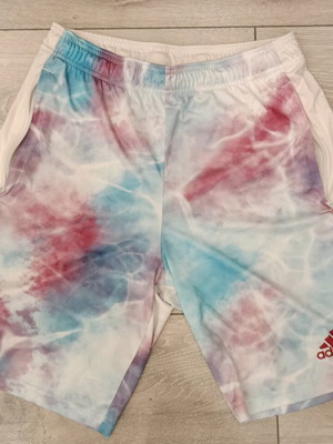 Adidas Tie-Dye Shorts used, multicolor, size S