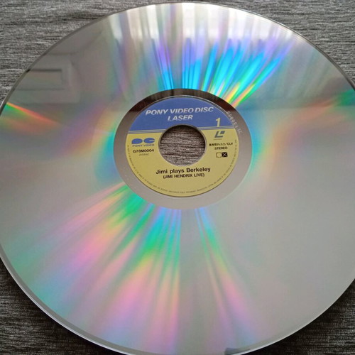 Laserdisc Jimi Plays Berkeley by Jimi Hendrix like new, blues
