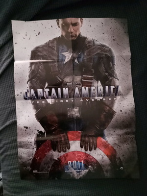Double-sided poster Cesc Fabregas Captain America used