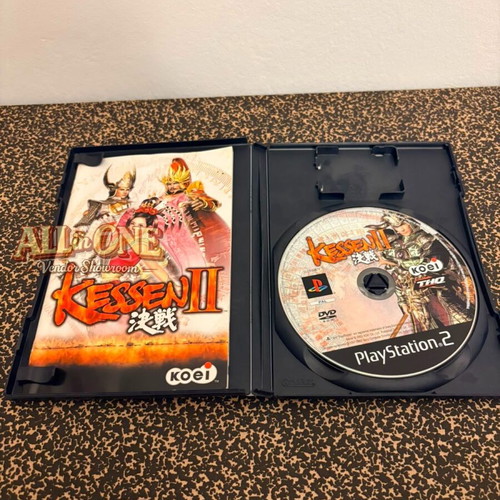 Kessen II PlayStation 2 game, complete with manual