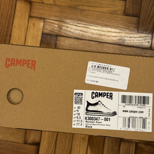 Camper Runner Four black boots size 43 used
