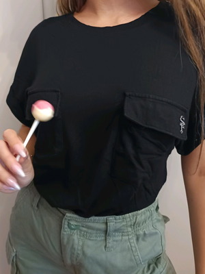 Sugarfree black blouse size M like new