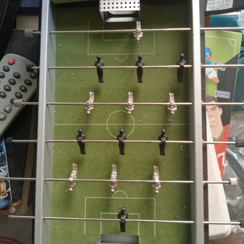 Mini Foosball Table almost new with metal ball