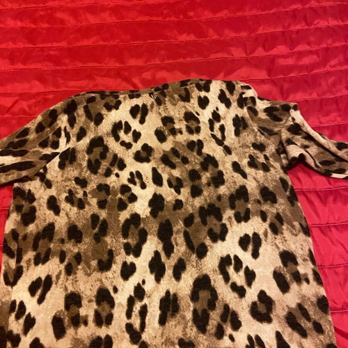 Leopard blouse new, size M
