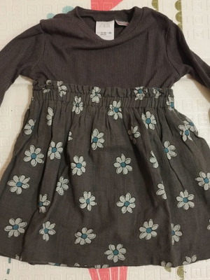Zara dress used with daisies 86 cm for 12-18 months