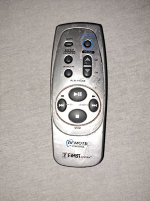 First audio system remote control used