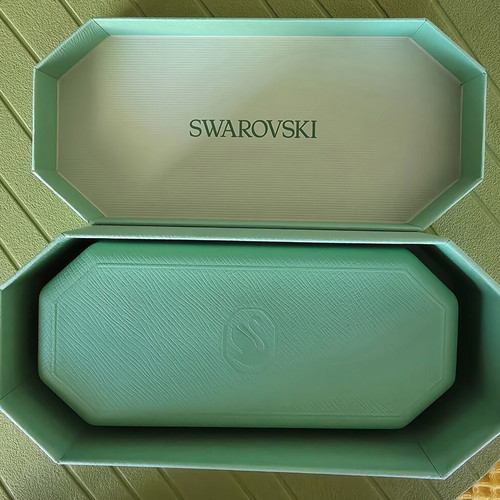 Swarovski SK 6016 Cat-Eye Sunglasses New Green with Crystals