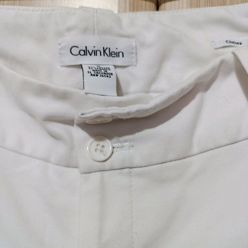 Calvin Klein white pants like new, size S/M