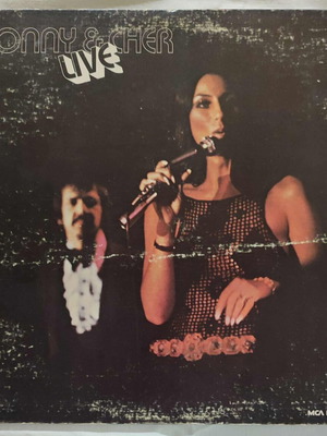 Sonny & Cher Live δίσκος βινυλίου μεταχειρισμένος, ροκ 1971