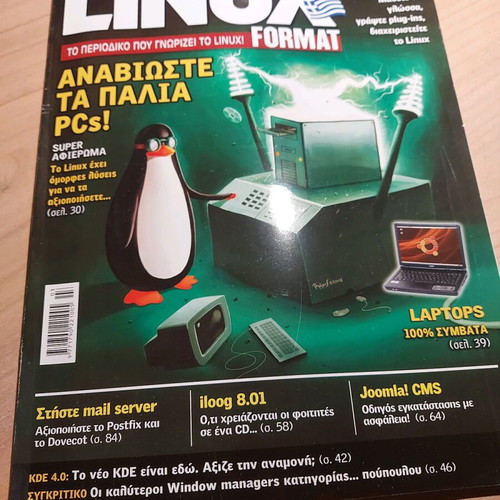 Linux Format magazines like new, pack of 2, 2008