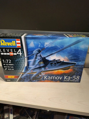 Revell Kamov Ka-58 Helicopter new for assembly