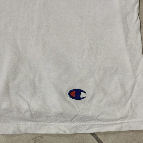 Champion T-Shirt Women white small logo embroidery size S like new