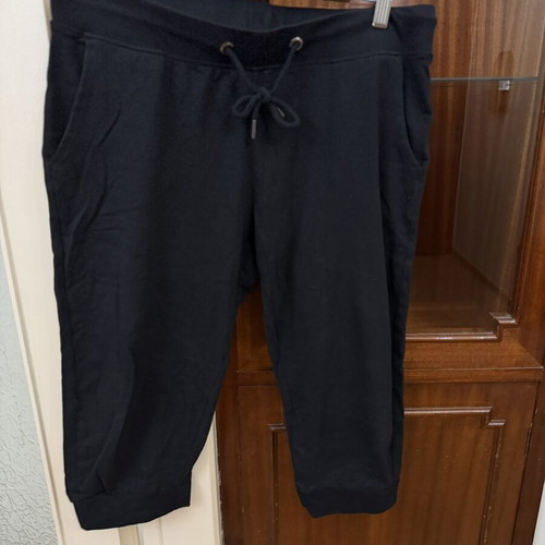Cotton leggings, black