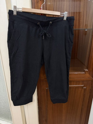 Cotton leggings, black