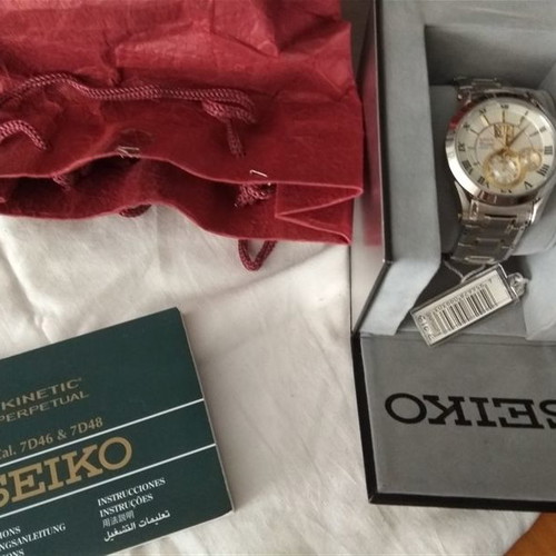 Seiko Premier Kinetic SNP022P1 Καινούργιο Ανδρικό Ρολόι