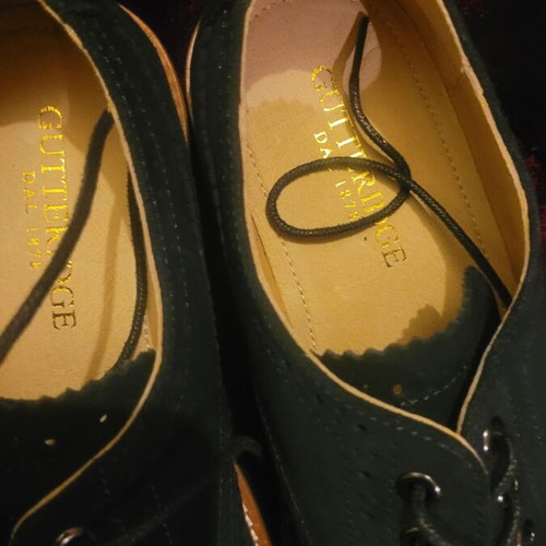 Gutteridge dark blue suede shoes size 43 new