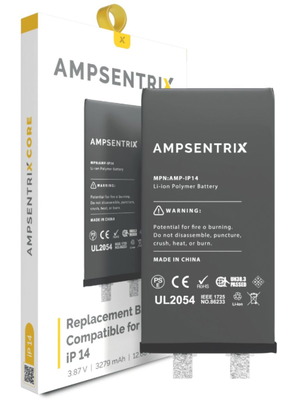 AmpSentrix Core Battery for iPhone 14 new (Spot Welding Required)