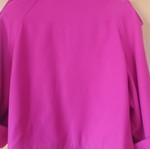 Women's fuchsia short coat Editions size 16 like new
